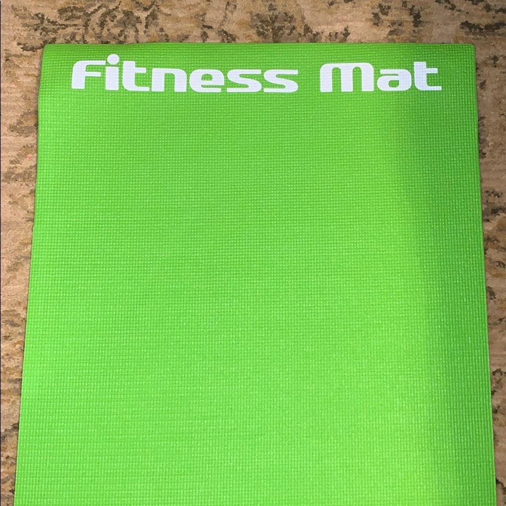 Lime Green Fitness Mat